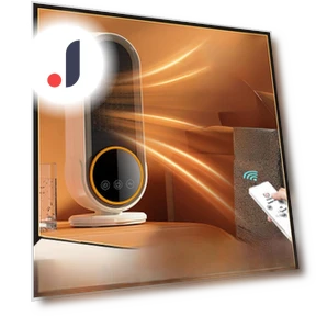 Ceramic Desktop Heater — Portable Heating Solutions, Small Appliances