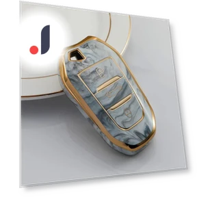 Jade Pattern Car Smart Key Case Cover — Key Holders & Accessories, Auto Parts Decorate