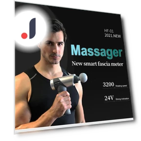 LCD Touch Screen Deep Massage Smart Fascia Gun — Back Relief Solutions, happybuySE