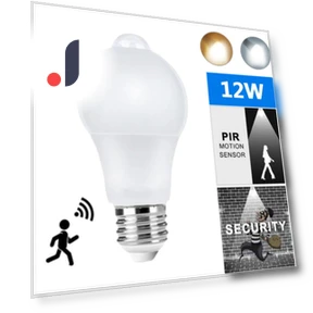 LED Motion Sensor Light Bulb — LED, JOHO - CarGear