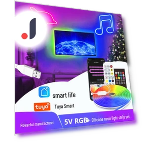 Neon RGB LED Silicone Waterproof Bluetooth Music Ambient Light — LED Strips, Smarter than future
