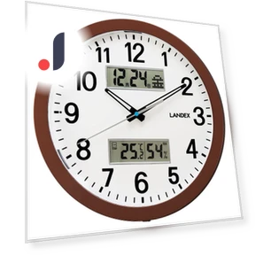 Analog Wall Clock with Illumination — Clocks, MJ Select