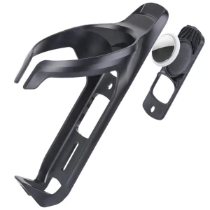 Anti-Theft Bike Water Bottle Cage with GPS Tracker Slot, Auto Parts Decorate