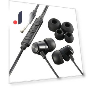 Electric AudioComm Smartphone Compatible Stereo Inner Phone — Audio Enhancements for Home, Ohm