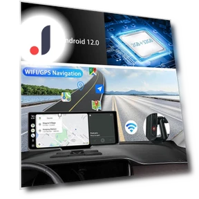 Portable Android Smart Car Navigator & Dashcam with Entertainment System — Navigation & GPS Accessories, TrendVibeCN