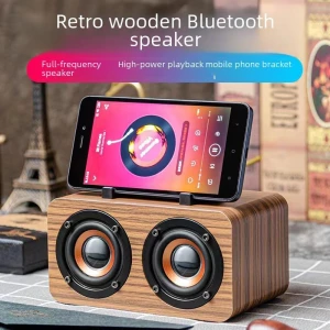 Retro Wooden Bluetooth Speaker, TopSky