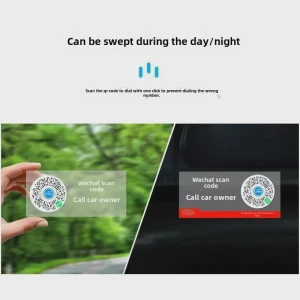 Smart QR Code Parking Sign, Simple Market