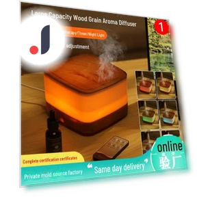 Ultrasonic Aroma Diffuser with Wood Grain Design — Diffusers, Perfect choice for your home
