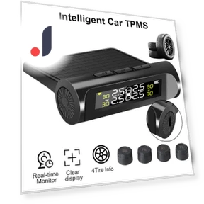 Digital LCD Display Tire Pressure Monitoring System — TPMS Sensor Replacements, AINYSZIN Automotive Parts
