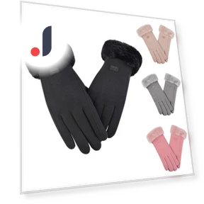 Fleece Insulated Touchscreen Gloves — Gloves, KatieKatie