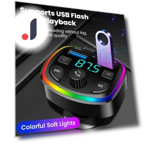 Smart LED Car FM Transmitter — Phone Accessories, NyPhoenix Auto