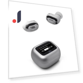 Wireless Earbuds with Smart Touch Display — In-Ear Headphones, JBL