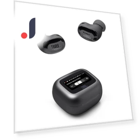 Wireless Earbuds with Smart Touch Display — In-Ear Headphones, JBL