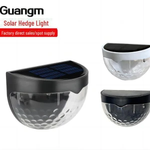 Semi-circular Solar Outdoor Fence Light, AI Market