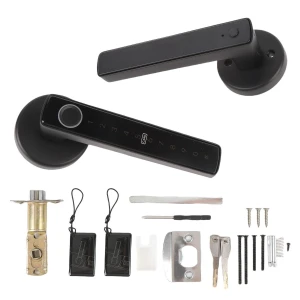 Smart Door Handle Lock with Fingerprint Scanner — Smart Lock, Neoglint