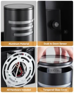 Smart Outdoor Wall Lights, KIZON