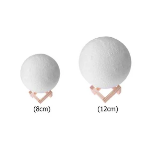 3D Printed Rechargeable Moon Lamp, Zhou Yajin