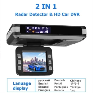 170-Degree Flow Radar Detector Car Dash Cam, Cars Auto Home