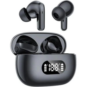 Bluetooth Earbuds with Charging Case, Junmaocun