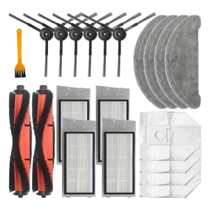 Replacement Side Brush, Hepa Filter, Mop, Dust Bag for Robot Vacuum, Lntelligent Living Hall