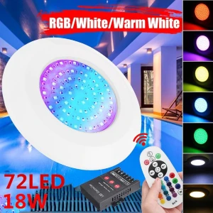 Waterproof 72LED 9W Underwater Pool Light, The Romantics