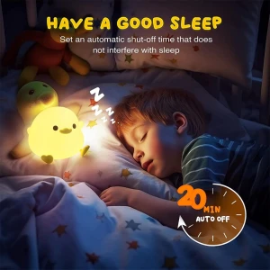 LED Night Light with Cute Bean and Duck, Purely Home Goods