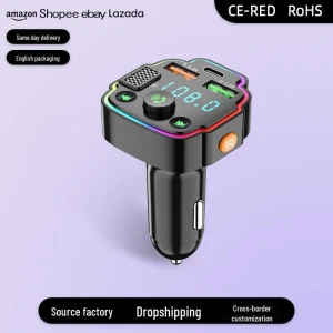 Car Charger with Fast Charging and Bluetooth MP3 Player, TopSky