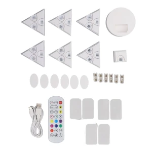 Triangular RGB LED Wall Light Panel, ZuiyouBeauty1