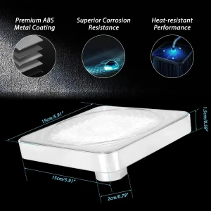 LED Shower Head with Temperature Sensor, Homeware Essentials