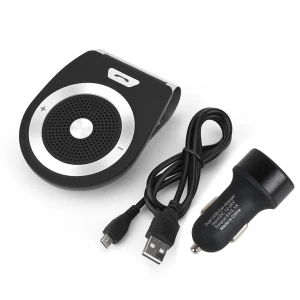 Wireless Bluetooth Hands-Free Car Kit with Sun Visor Clip, VehicleKit