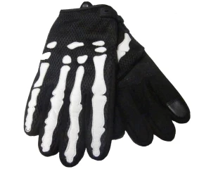 Bone Mesh Gloves with Skull Design, Zen Picks - Japan Product select -