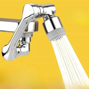 Faucet Extender, Robotic Arm ABS, Single Mode, 1080° Rotating Universal Faucet Extender, DC-HOME Textile