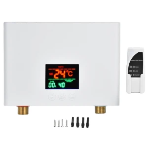 Instant Water Heater with Remote Control and Touch Panel, TOMTOP