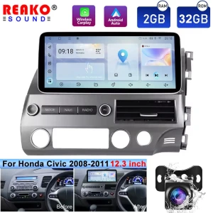 12.3-inch Touchscreen Wireless Carplay — Car Infotainment System, Reakosound