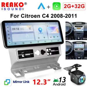 12.3-inch Touchscreen Wireless Carplay, Reakosound