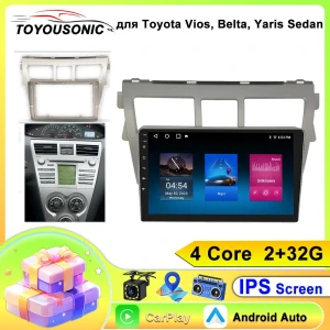 Android Car Stereo for Toyota Vios Yaris 2007-2012, ToyousoniC