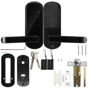 Electronic Smart Bluetooth APP Card with Password, Door Lock, Digital Keypad, Touch Screen — Smart Lock, KONNWEI