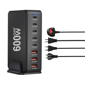 8-Port Charger Station, JadeBamboo