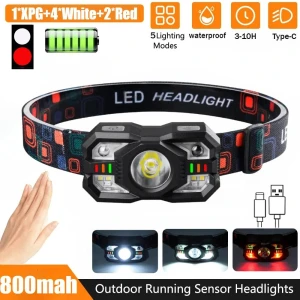IR Motion Sensor Headlamp, LIUXING Fire Portable Lighting