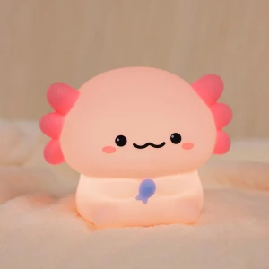 LED Night Light in Pink Axolotl Shape, TOP-MALL-001