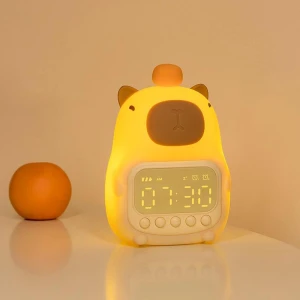 Rechargeable Kids Alarm Clock with Night Light, TOP-MALL-001