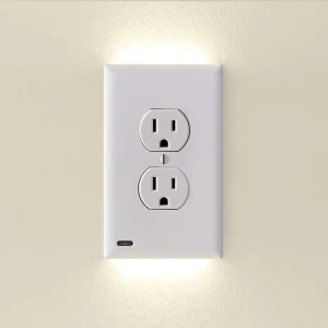 Small Night Light with Touch Panel and Socket, Jiangnan E