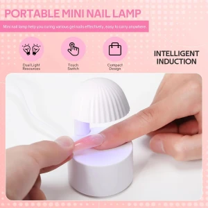 Mini UV LED Lamp for Gel Nails, Wrigleys