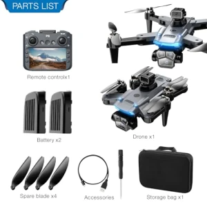 4.3-Inch HD Screen Remote Control Drone with Dual Cameras, mcokoe
