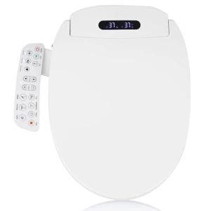 Electronic Heated Toilet Seat with Dryer and Warm Water, TooCust