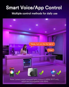 Smart LED Recessed Light, Lumary