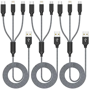Multi Charging Cable 3Pack, Xnewcable