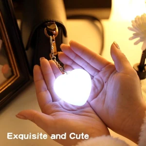 Touch-Activated Heart Night Light, GoGirls