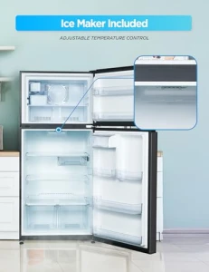 Top Mount Refrigerator with Ice Maker, Commercial Cool