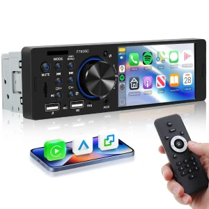 1DIN Car Stereo with Bluetooth Support, Hodozzy